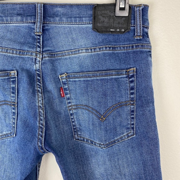 Boy’s Jeans 28x28 Levis 511 Slim Fit Medium Wash EUC 16 regular - Picture 8 of 9